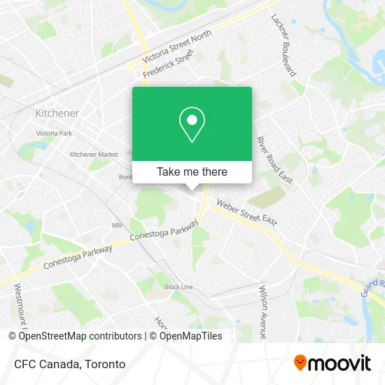 CFC Canada map