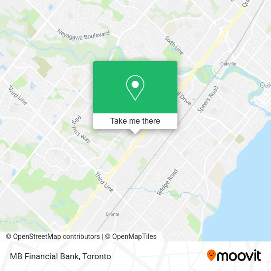 MB Financial Bank map