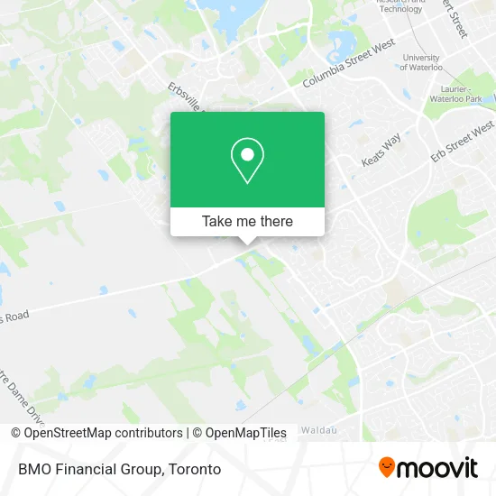 BMO Financial Group map