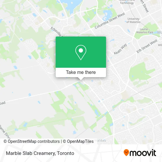 Marble Slab Creamery map