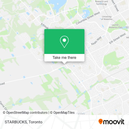 STARBUCKS map