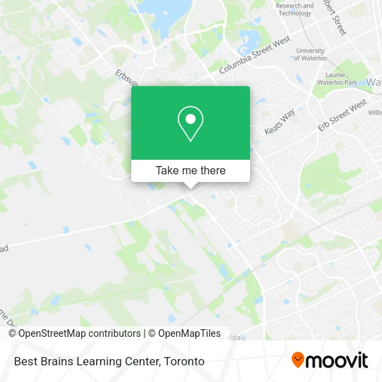 Best Brains Learning Center map