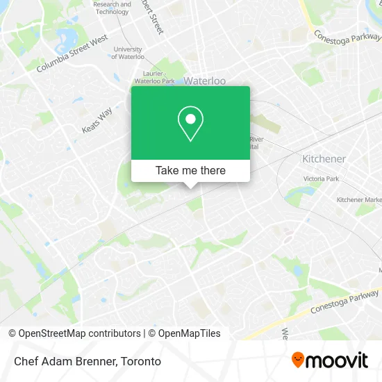 Chef Adam Brenner map