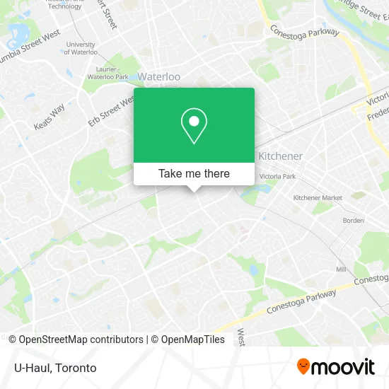 U-Haul map