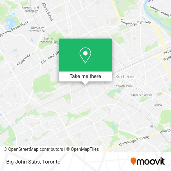 Big John Subs map