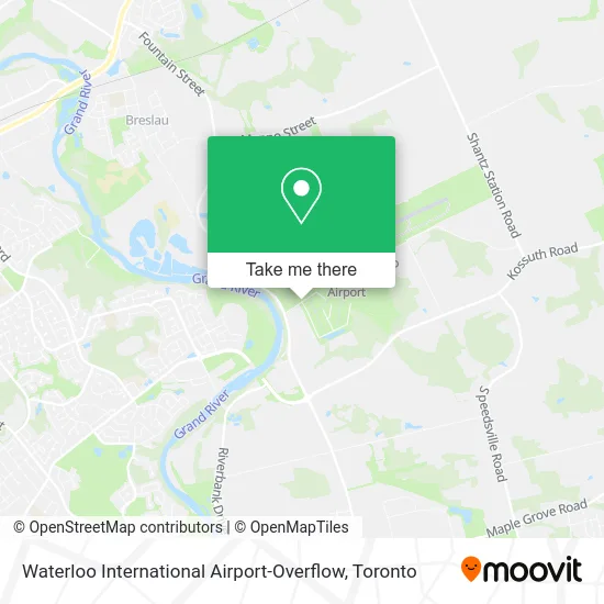 Waterloo International Airport-Overflow map