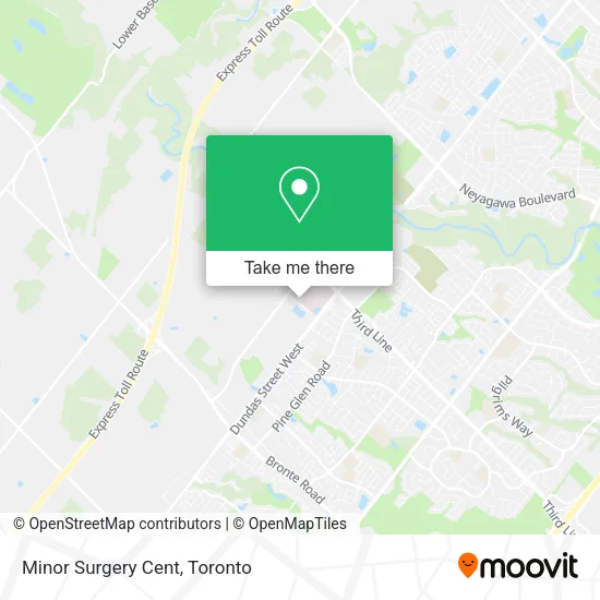Minor Surgery Cent map