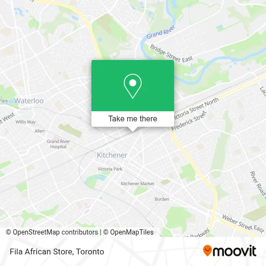 Fila African Store map