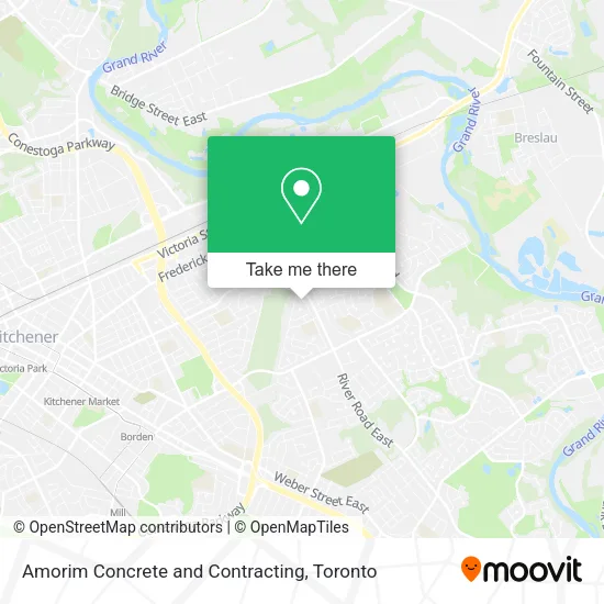Amorim Concrete and Contracting map