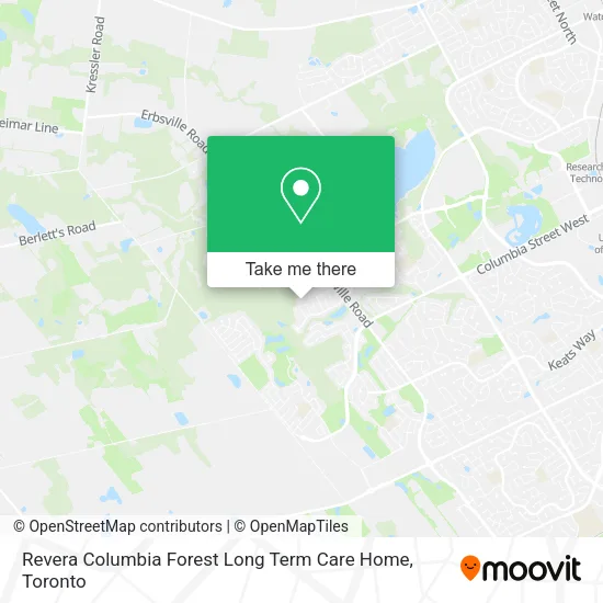 Revera Columbia Forest Long Term Care Home map