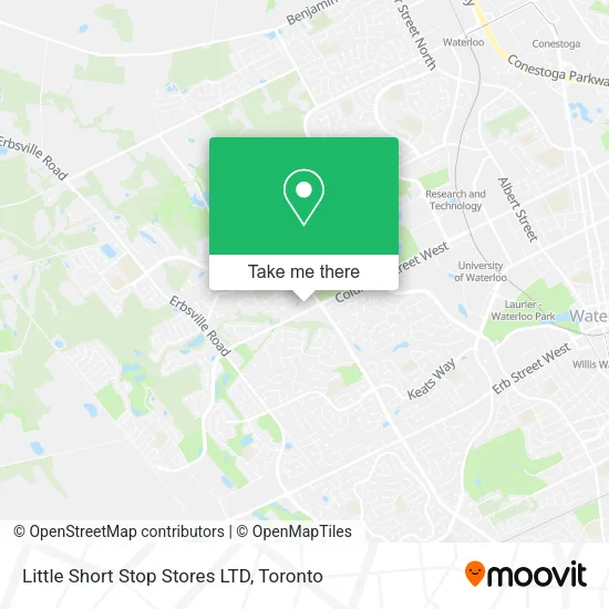 Little Short Stop Stores LTD map