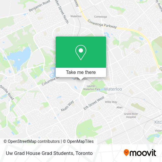Uw Grad House Grad Students map
