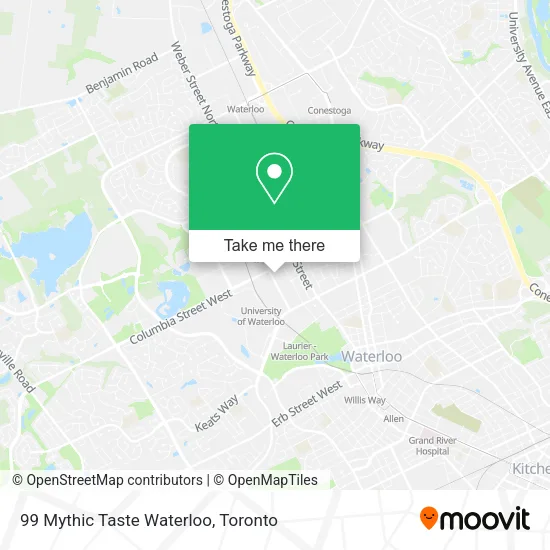 99 Mythic Taste Waterloo map