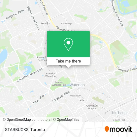 STARBUCKS map