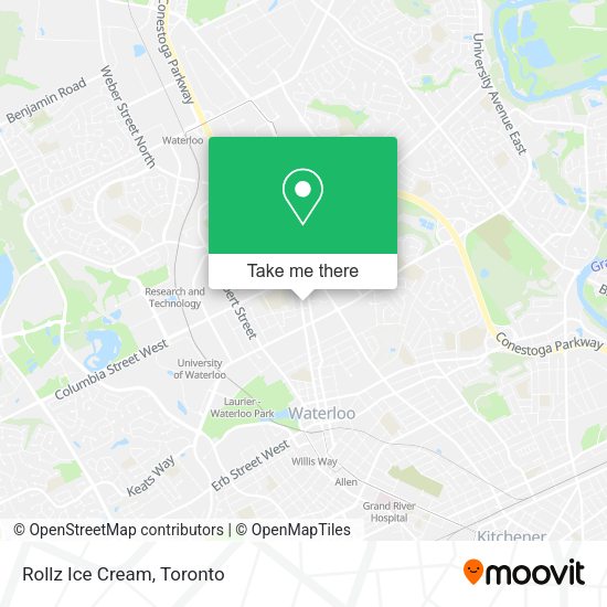 Rollz Ice Cream map