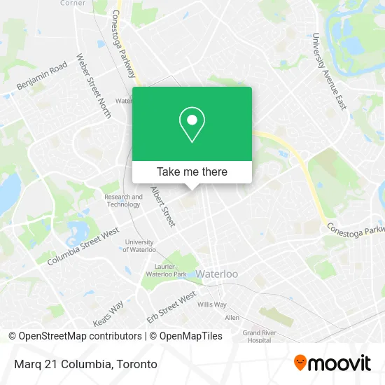 Marq 21 Columbia plan