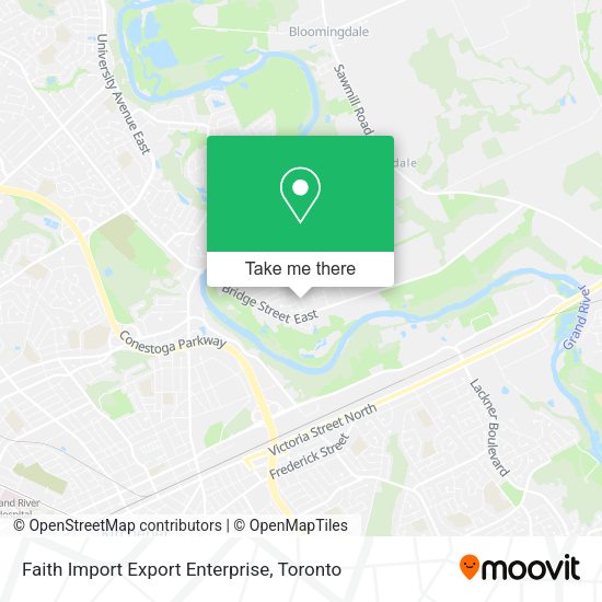 Faith Import Export Enterprise map