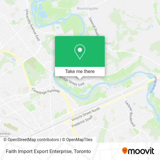 Faith Import Export Enterprise map
