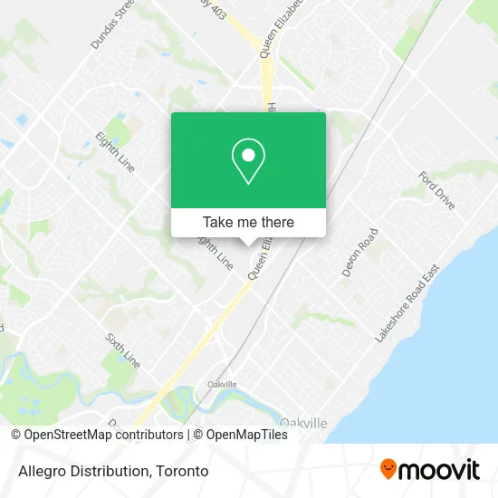 Allegro Distribution map