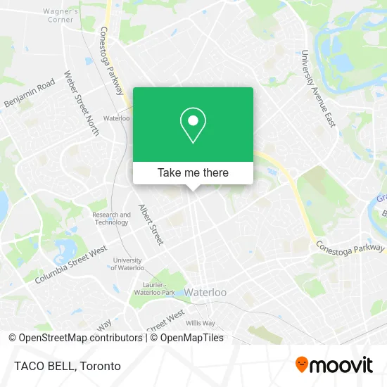 TACO BELL map