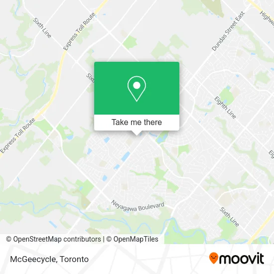 McGeecycle map