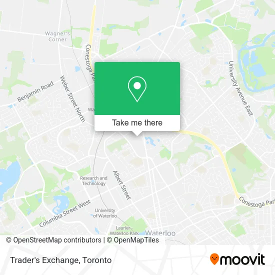 Trader's Exchange map