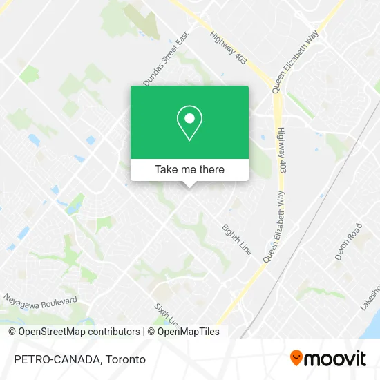PETRO-CANADA map