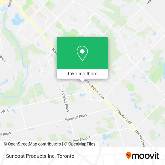 Suncoat Products Inc map