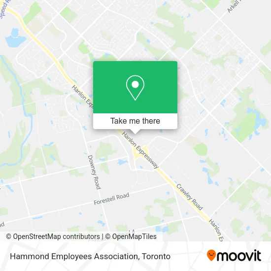 Hammond Employees Association map