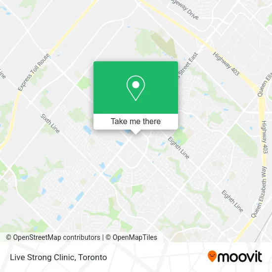 Live Strong Clinic map