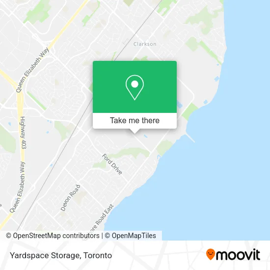 Yardspace Storage map