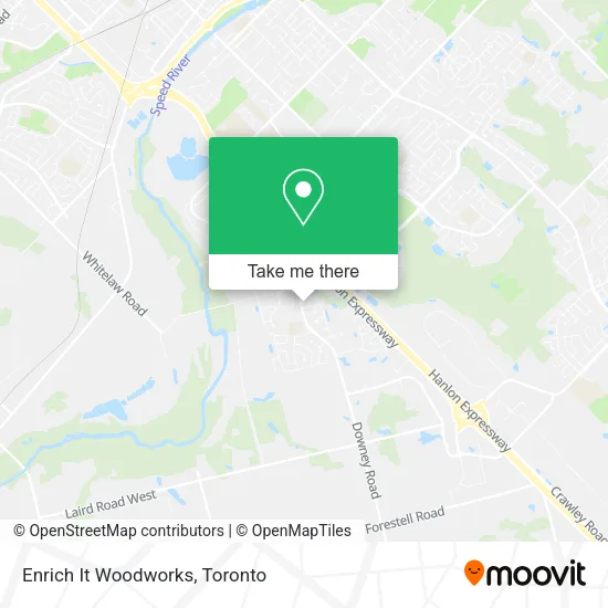 Enrich It Woodworks map