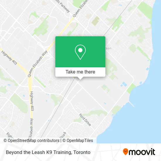 Beyond the Leash K9 Training map