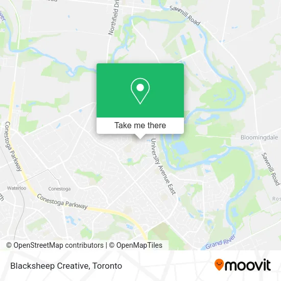 Blacksheep Creative map