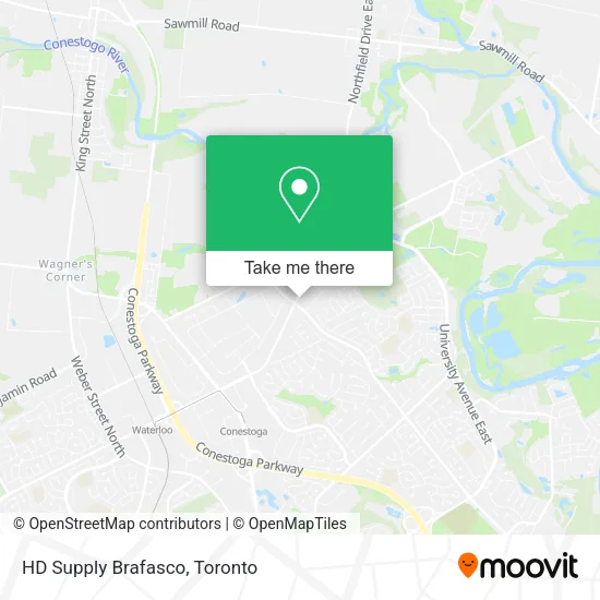 HD Supply Brafasco map