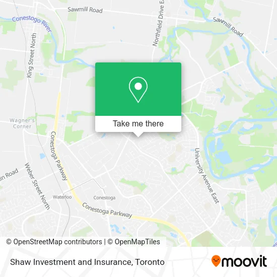 Shaw Investment and Insurance map
