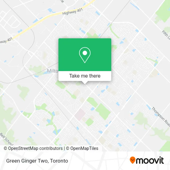 Green Ginger Two map