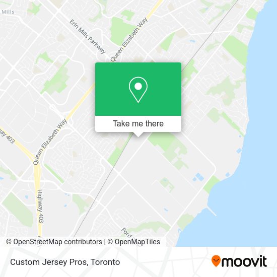 Custom Jersey Pros map