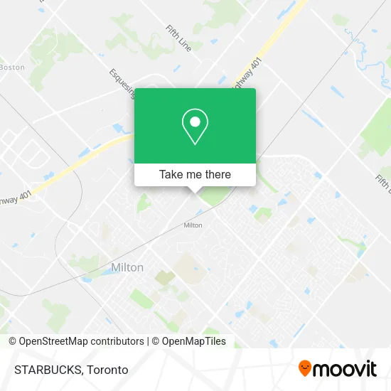 STARBUCKS map