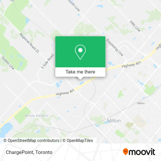 ChargePoint map