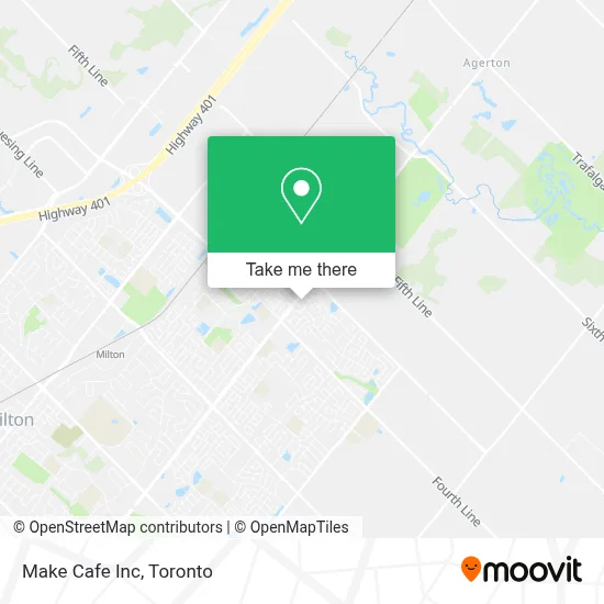 Make Cafe Inc map