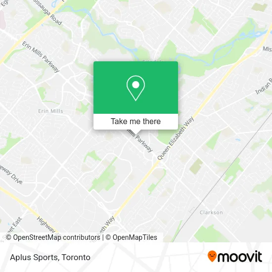 Aplus Sports map