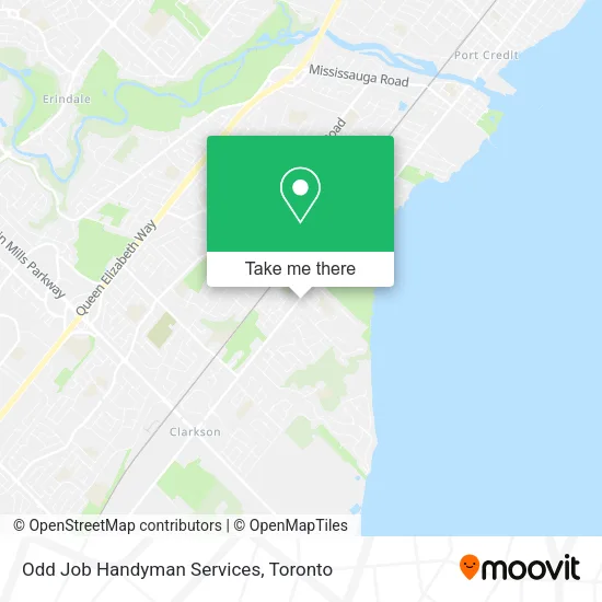 Odd Job Handyman Services map