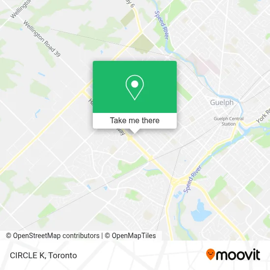 CIRCLE K map