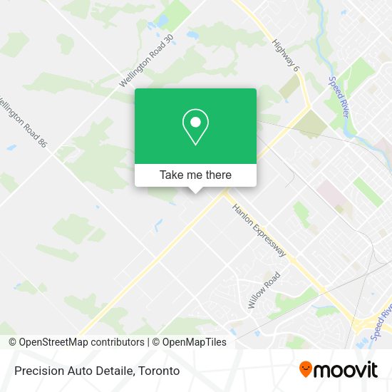 Precision Auto Detaile map