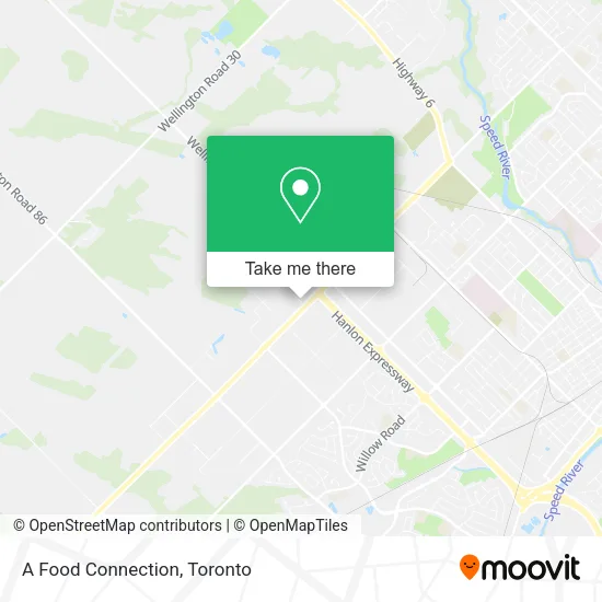 A Food Connection map