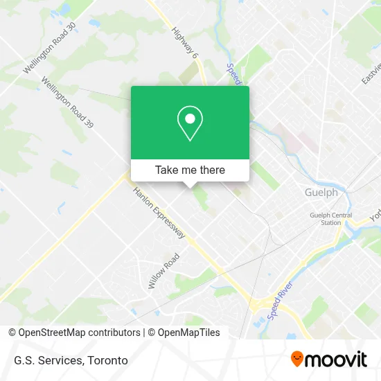 G.S. Services map