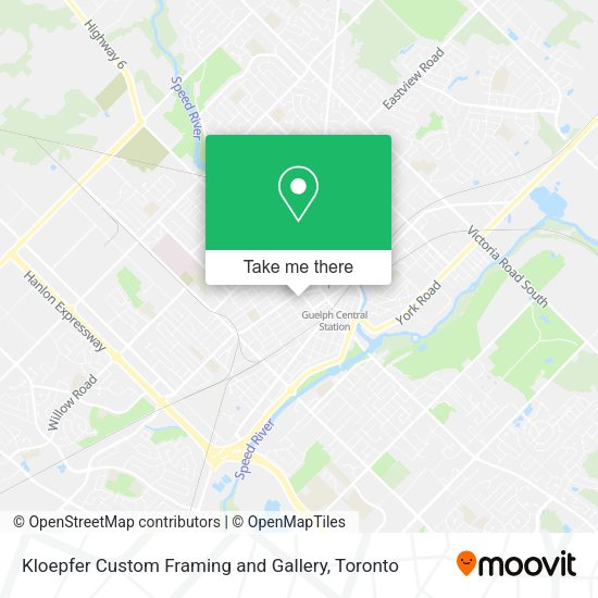 Kloepfer Custom Framing and Gallery map