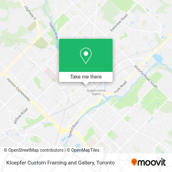 Kloepfer Custom Framing and Gallery map