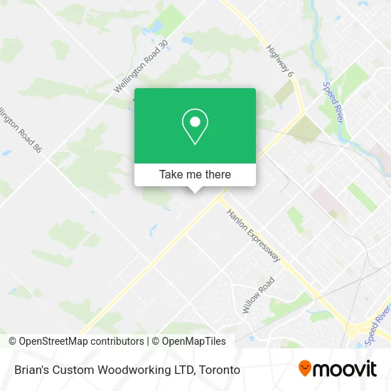 Brian's Custom Woodworking LTD map